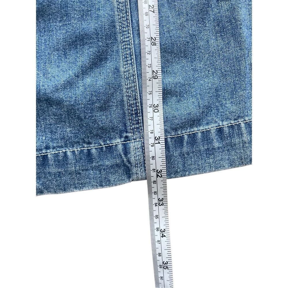 Gap light wash denim button-down heritage mini dress - Picture 5 of 5